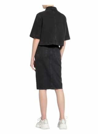 Marc O'Polo DENIM Cropped-Jeansbluse Damen, Blau