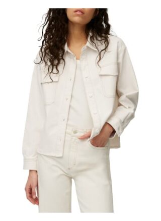 Marc O'Polo DENIM Jeanshemd Damen, Weiß