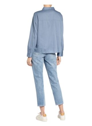 Marc O'Polo Hemdbluse Damen, Blau