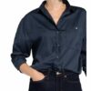 Marc O'Polo Hemdbluse Damen, Blau
