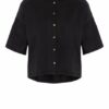 Marc O'Polo Hemdbluse Damen, Schwarz