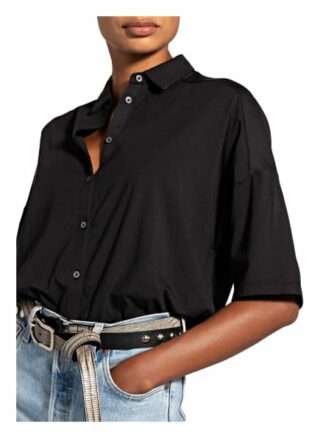 Marc O'Polo Hemdbluse Damen, Schwarz
