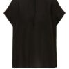 Marc O'Polo Kurzarmbluse Damen, Schwarz