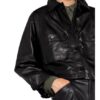 Marc O'Polo Lederjacke Damen, Schwarz