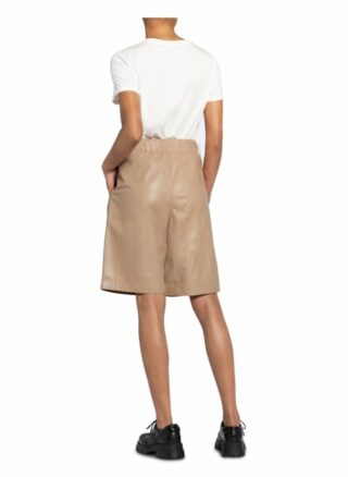 Marc O'Polo Ledershorts Damen, Beige