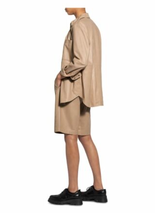 Marc O'Polo Ledershorts Damen, Beige