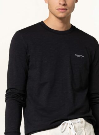 Marc O'Polo Longsleeve Herren, Schwarz