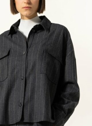 Marc O'Polo Overshirt Damen, Grau