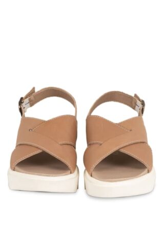 Marc O'Polo Plateau-Sandalen Damen, Braun