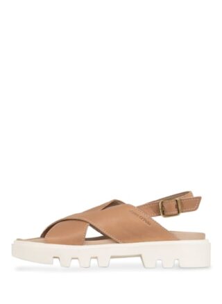 Marc O'Polo Plateau-Sandalen Damen, Braun