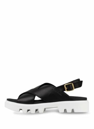 Marc O'Polo Plateau-Sandalen Damen, Schwarz