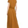 Marc O'Polo Plisseekleid Damen, Braun