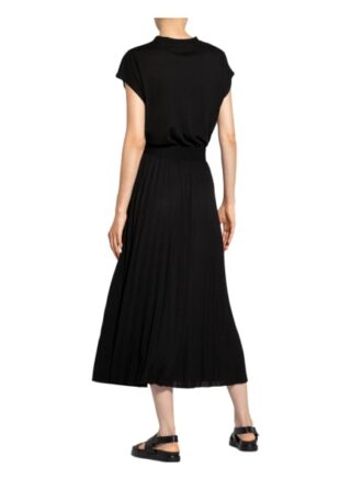 Marc O'Polo Plisseekleid Damen, Schwarz