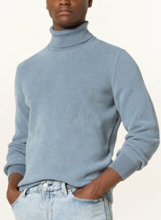 Marc O'Polo Rollkragenpullover Herren, Blau