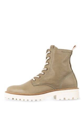Marc O'Polo Schnürboots Damen, Grün