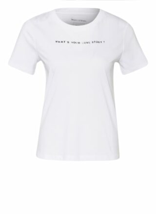 Marc O'Polo T-Shirts Damen, Weiß