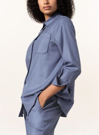 Marella Morcia Hemdbluse Damen, Blau