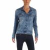 Mavi Katy Dark Eyelet Jeansjacke Damen, Blau