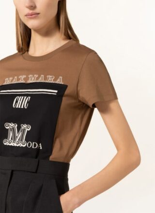Max Mara Polo T-Shirts Damen, Braun