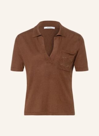 Max Mara Ricordo Strickshirt Damen, Braun