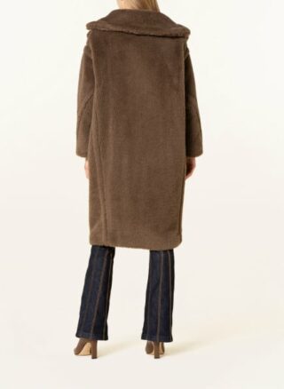 Max Mara Tedgirl Teddyfell-Mantel Damen, Beige
