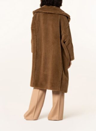 Max Mara Tedgirl Teddyfell-Mantel Damen, Braun