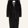 Max Mara Tedgirl Teddyfell-Mantel Damen, Schwarz