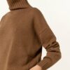 Max Mara Trau Rollkragenpullover Damen, Braun