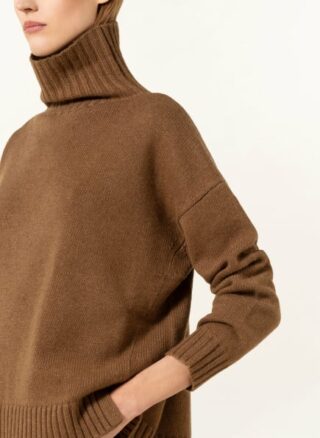 Max Mara Trau Rollkragenpullover Damen, Braun