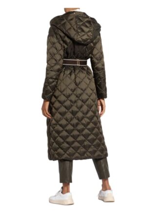 Max Mara Trepar Daunenmantel Damen, Grün