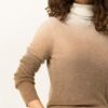 Maxmara Studio Girello Rollkragenpullover Damen, Beige