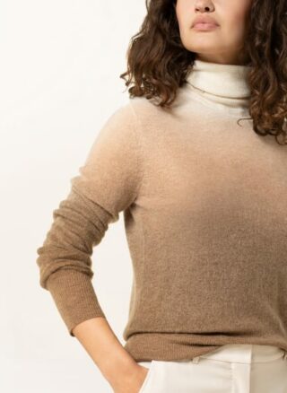 Maxmara Studio Girello Rollkragenpullover Damen, Beige