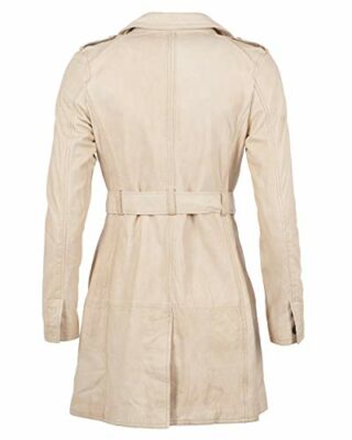 Maze Culima Ledermantel Damen, Beige