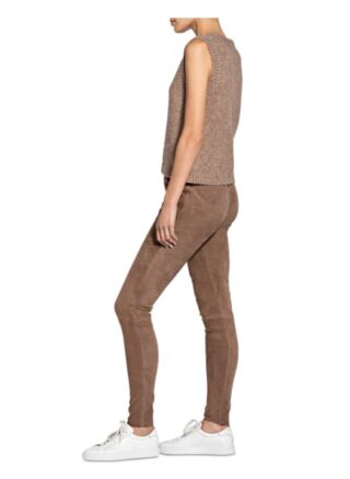 Maze Lederhose Damen, Beige