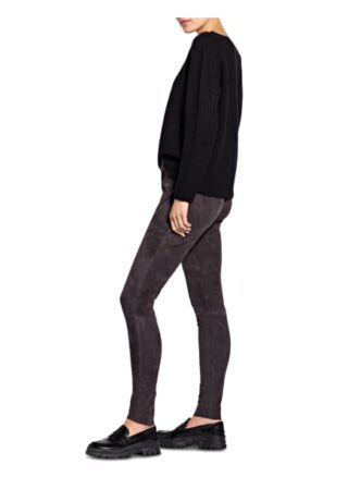 Maze Lederhose Damen, Grau