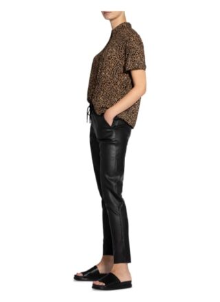 Maze Lederhose Damen, Schwarz