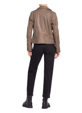 Maze Lederjacke Damen, Beige