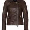 Maze Lederjacke Damen, Braun