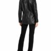 Maze Lederjacke Damen, Schwarz