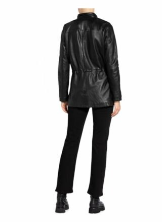 Maze Lederjacke Damen, Schwarz