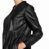 Maze Lederkleid Damen, Schwarz