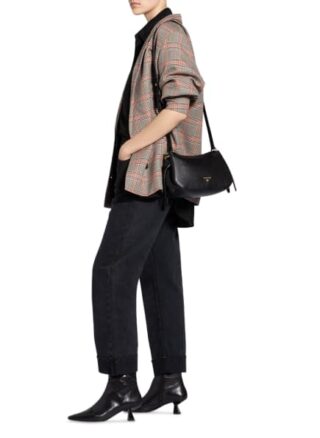 Michael Kors Grand Umhängetasche Damen, Schwarz