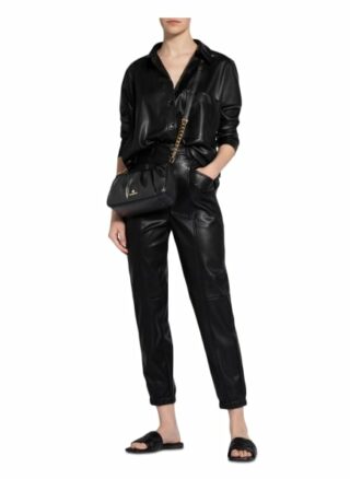 Michael Kors Hannah Clutch Damen, Schwarz