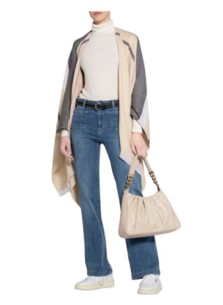 Michael Kors Hannah Medium Handtasche Damen, Weiß