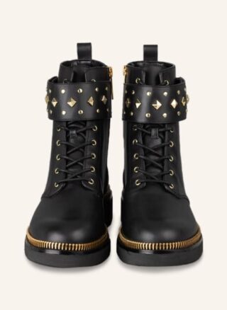 Michael Kors Haskel Plateau-Schnürboots Damen, Schwarz
