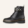 Michael Kors Haskel Plateau-Schnürboots Damen, Schwarz