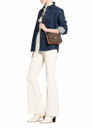 Michael Kors Hendrix Umhängetasche Damen, Braun