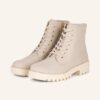 Michael Kors Jax Schnürboots Damen, Beige