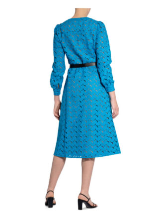 Michael Kors Kate Spitzenkleid Damen, Blau