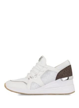 Michael Kors Liv Trainer Plateau-Sneaker Damen, Weiß